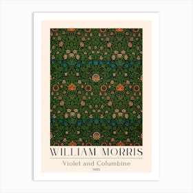 William Morris Violet And Columbian Art Print