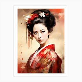 Geisha 1 Art Print