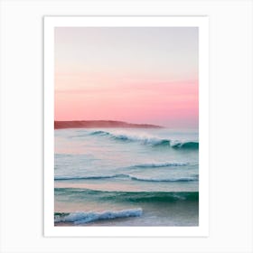 Werri Beach, Australia Pink Photography  Art Print