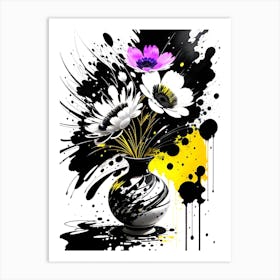 Flowers In A Vase 11 Art Print