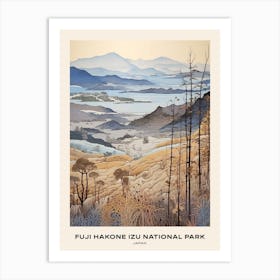 Fuji Hakone Izu National Park Japan 2 Poster Art Print