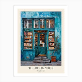 Reykjavik Book Nook Bookshop 3 Poster Art Print