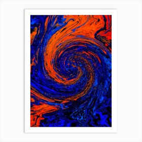 Swirling Vortex Abstract Affiche