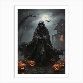 Ghost Of Halloween Art Print