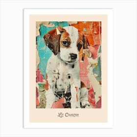 Le Chien Vintage Poster 2 Art Print