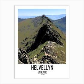Helvellyn, Lake District, Mountain, Art, Nature, Wall Print Art Print