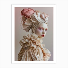 Harlequin portrait Art Print