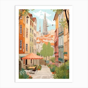 Bilbao Spain 1 Illustration Art Print