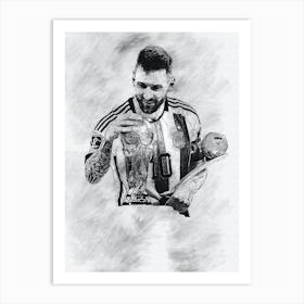 Lionel Messi 2 Art Print