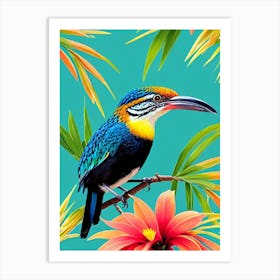 Roadrunner Tropical bird Art Print