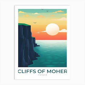 Ireland Cliffs Of Moher Travel 2 Art Print