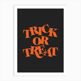 Trick or Treat 1 Art Print