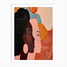 Portrait Of Women Art Print