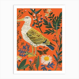 Spring Birds Albatross 1 Art Print