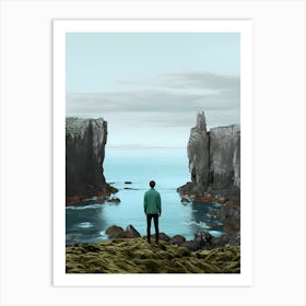 Cliffs Of Iceland Art Print