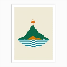 Island Logo Art Print