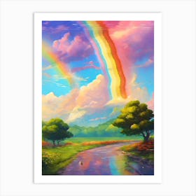 Rainbow In The Sky 12 Art Print