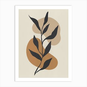 Floral and tropical botanical 11 Art Print