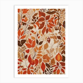 Autumn Leaves no2 Art Print