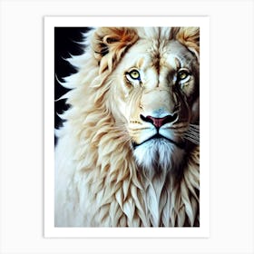 White Lion 6 Art Print