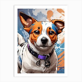 jack russell Dog Art Print