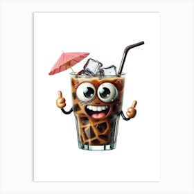 Iced Coffee Art Print