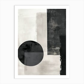 Beige Horizons Minimalist Style Art Print