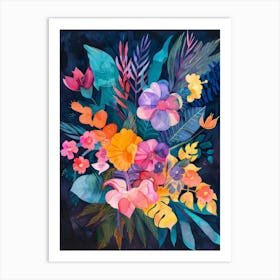 Tropical Flowers 9 Art Print