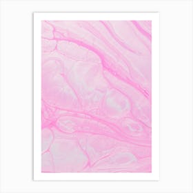 Pink Marble Texture 1 Art Print