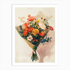 Bouquet Of Flowers 7 Art Print