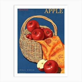 Delicious Apple Art Print