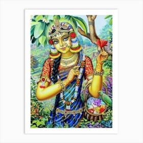 Lord Krishna Art Print