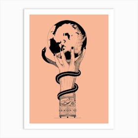 Grab Hold Of The World Art Print