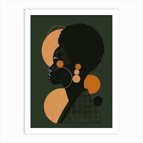 Portrait Of African Woman 86 Art Print