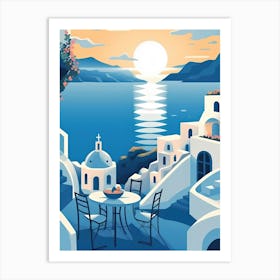 Santorini Art Print