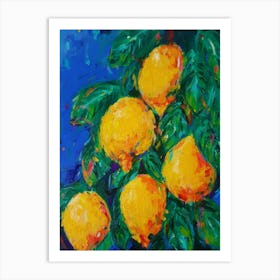 Sorrento Lemons Art Print