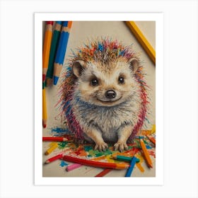 Hedgehog 27 Art Print