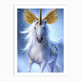 Unicorn With Wings 1 Art Print