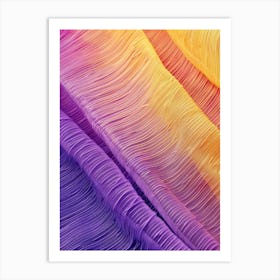 Rainbow Chiffon Art Print