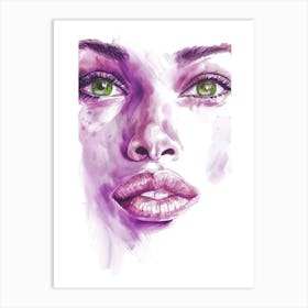 Portrait Of A Woman 428 Art Print