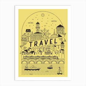 Travel the World City Art Print