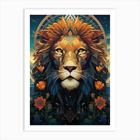 Lion Art 1 Art Print