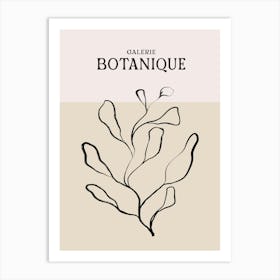 Galerie botanique no 3 Art Print