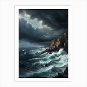 Stormy Seas Art Print