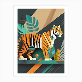 Tiger In The Jungle 6 Art Print