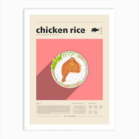 Chicken Rice Art Print