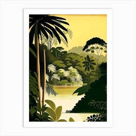 Koh Chang Thailand Rousseau Inspired Tropical Destination Art Print