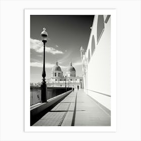 Cadiz, Spain, Black And White Photography 1 Art Print