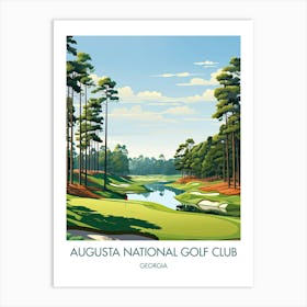 Augusta National Golf Club Georgia Augusta Poster Gift Art Print