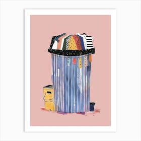 Trash Can Art Print